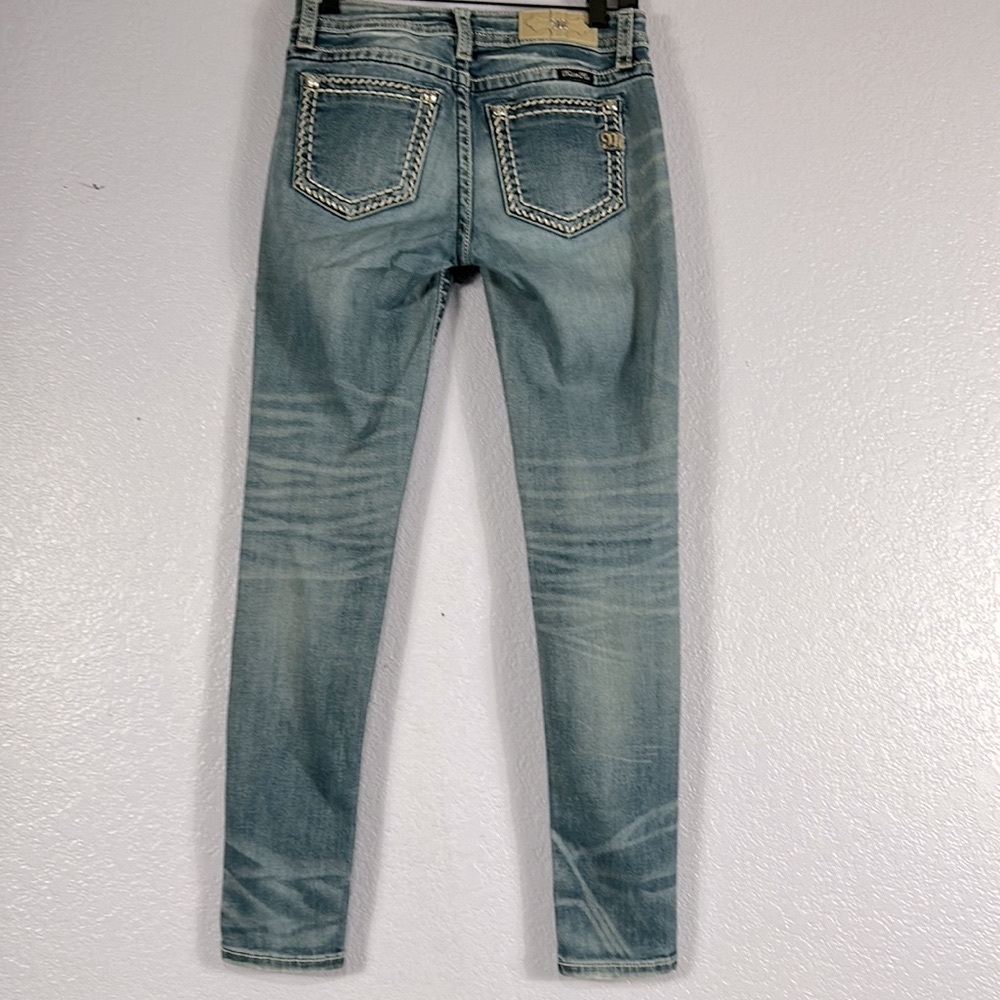 Miss Me Hailey skinny stretch mid rise jeans size 26